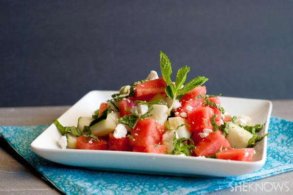This salad is healthy, tasty and light! Image via www.sheknows.com