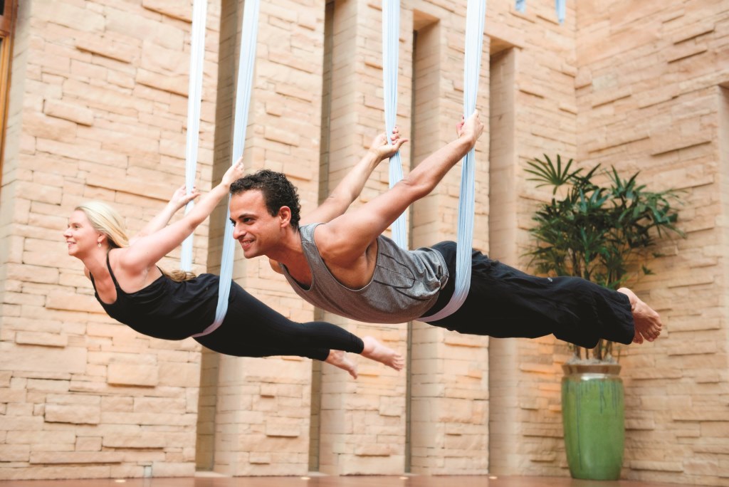 Until you are 100% sure of your aerial yoga skills, it is best to not perform them alone. It might feel intimidating and challenging at first, but has the potential to become your favourite form of exercise, especially if you want the stress-relieving benefits of yoga coupled with some core-strengthening exercises. Definitely worth a try!