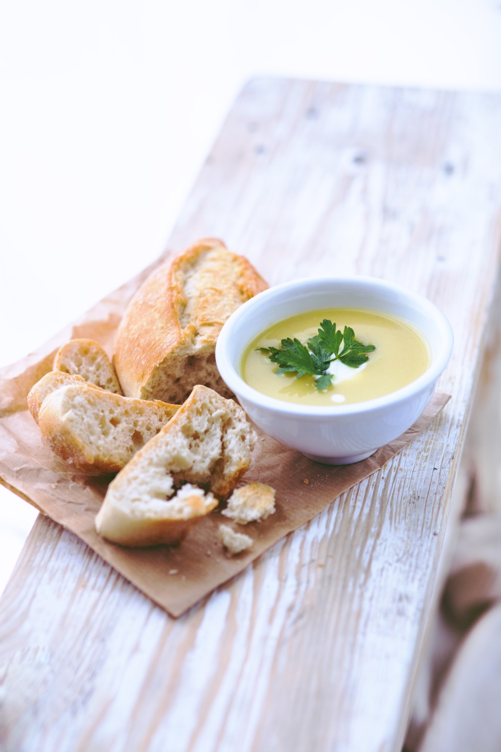 Recipe: Leek and Potato Soup with Gluten Free Bread