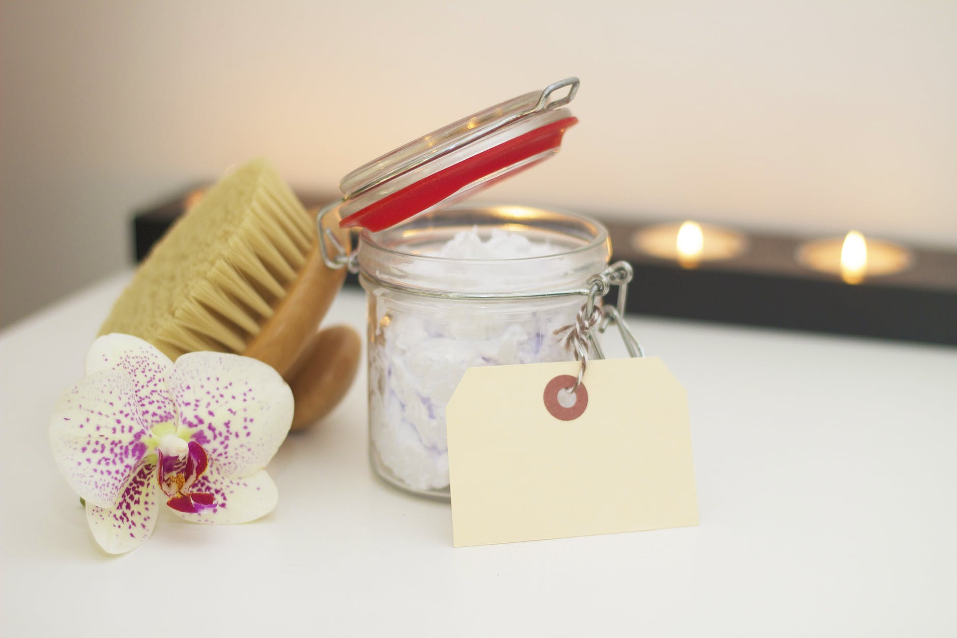 bath blur brush candles